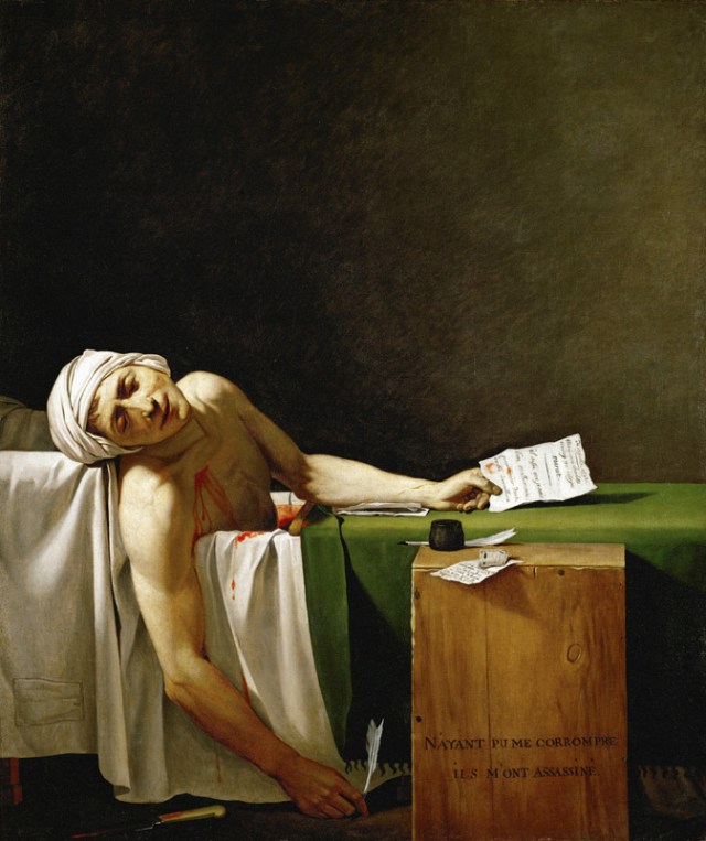 The Death of Marat by Jacques-Louis David (1793)