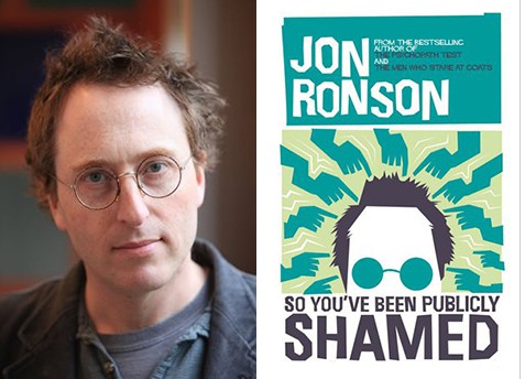 Author Jon Ronson and his latest book, So You've Been Publicly Shamed