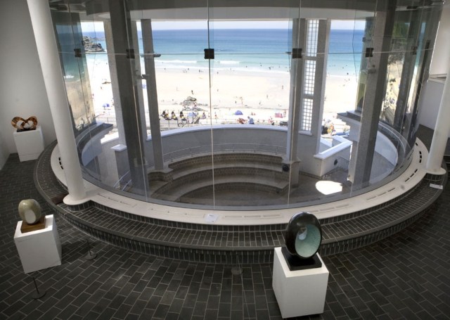 Interior of Tate St Ives. 