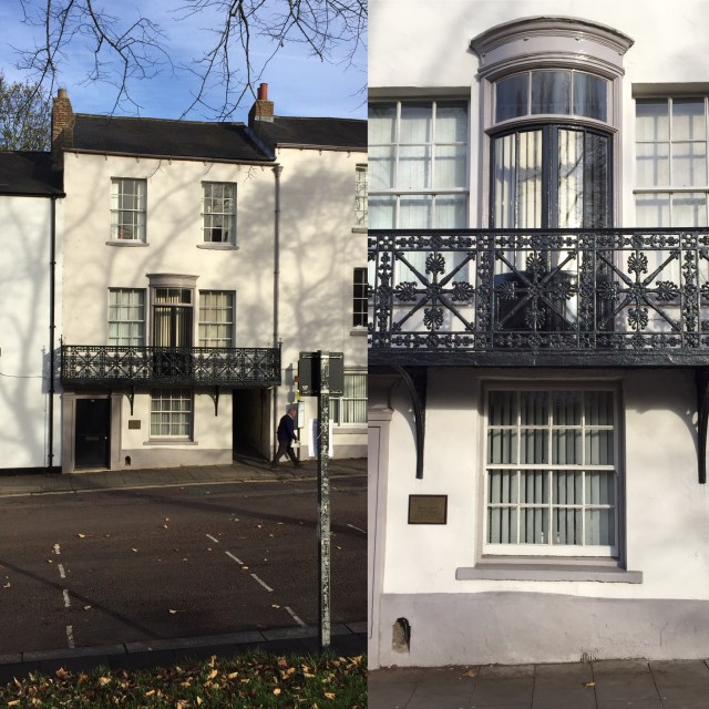 Number 30, Old Elvet Durham. This house and its ornate iron balcony was often rented out to the better off members of North Eastern society to get a better view of the execution spectacle. It is currently home to the Durham University School of Applied Social Sciences.