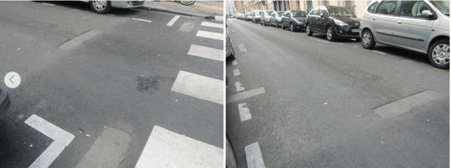 These stones are part of five that mark the location of a Parisian guillotine. The machine of death was constructed at the entrance to the now shut and demolished Prison de la Roquette. Images courtesy of http://www.atlasobscura.com/places/guillotine-place 