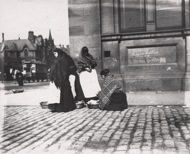 Fishwives Neville Street & Forth Street 1890 Co-Curate - Newcastle Gaol
